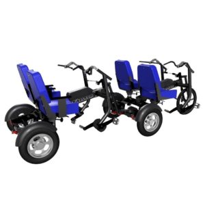4 person – Side by Side Tandem with trailer